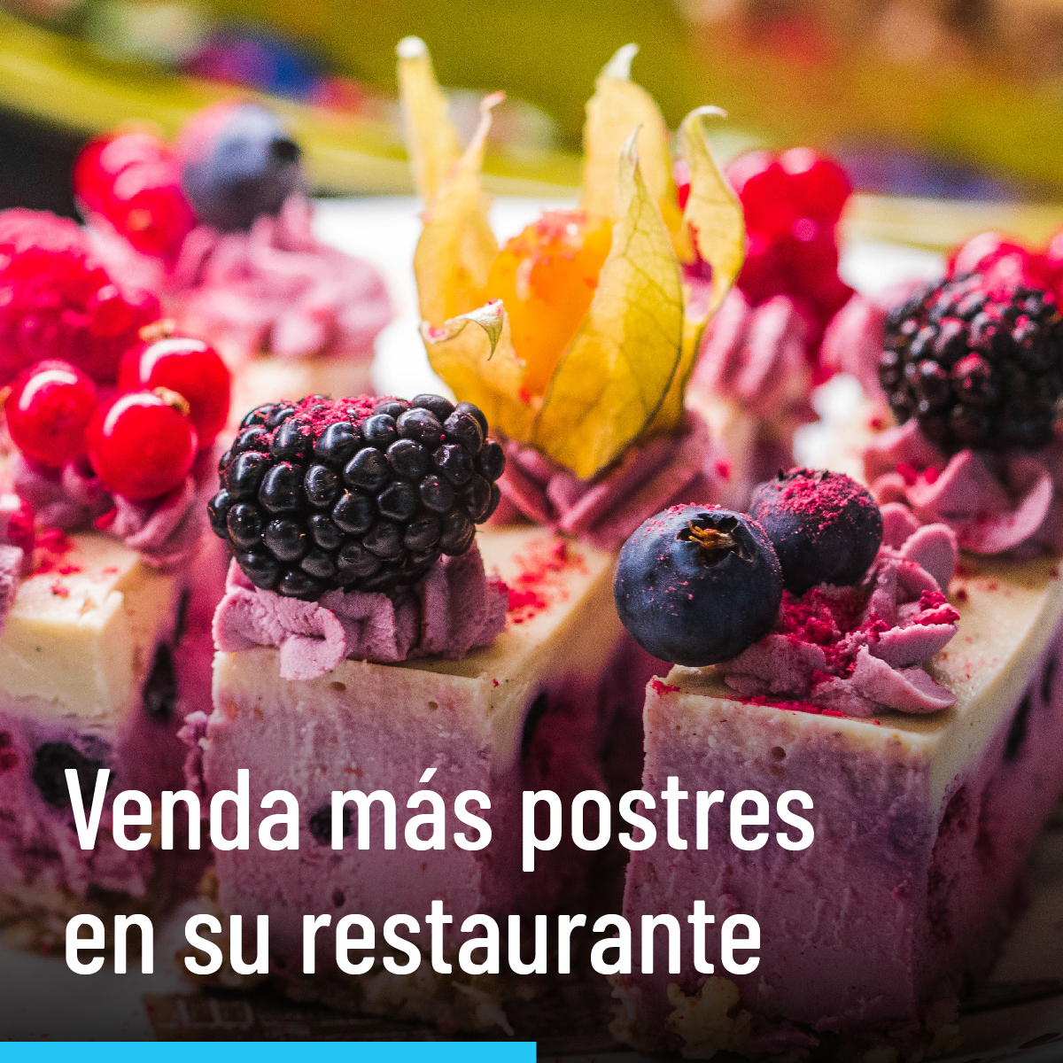 Venda más postres en su restaurante